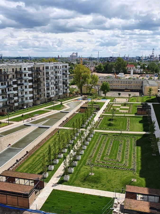 Apartamenty 48 Letnica 格但斯克 外观 照片